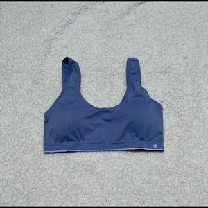 Lucky Brand Woman's Size Medium Purple Sports Bra with Removable Pads